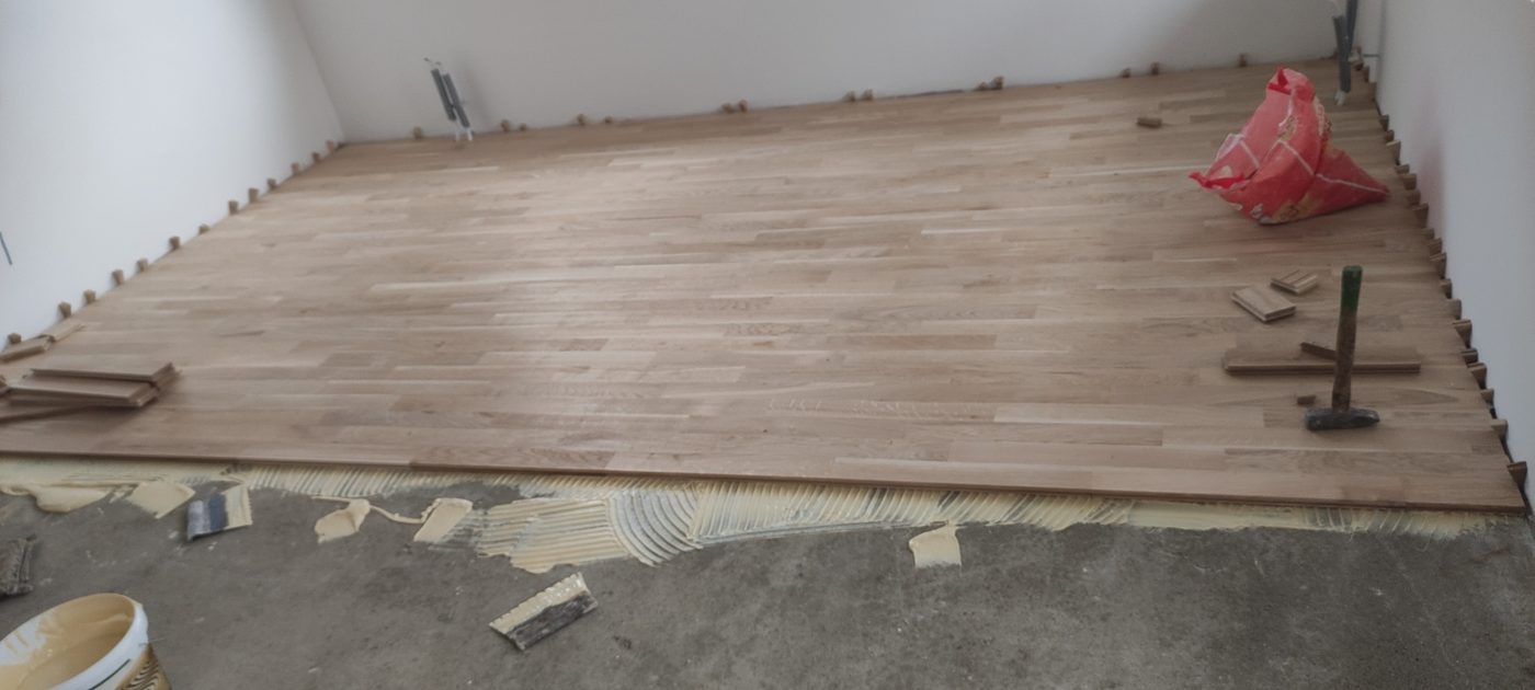 Lepljenje parketa na betonsku podlogu u novogradnji